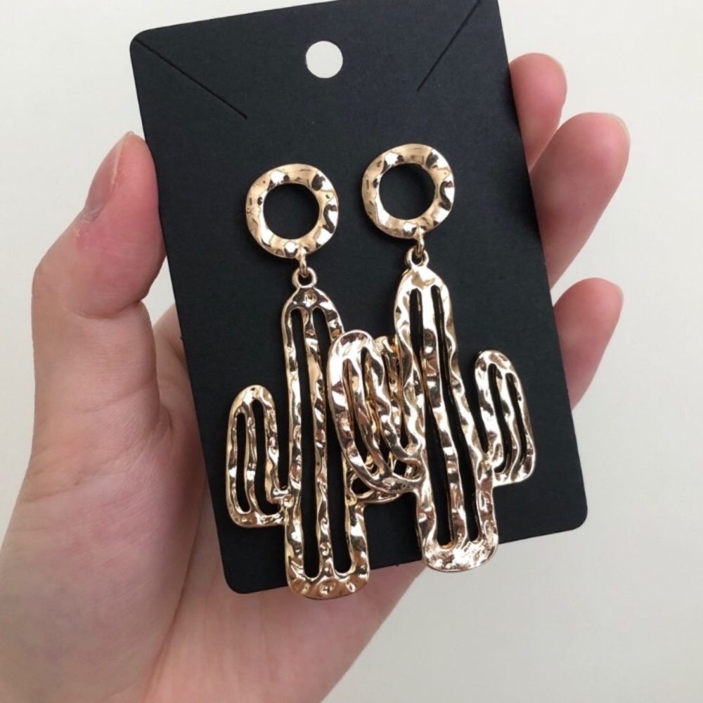 Cactus earring 925 silver